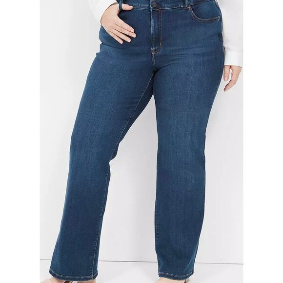Lane Bryant Tighter Tummy Fit Bootcut Jeans - Size 24 *** - Picture 1 of 7